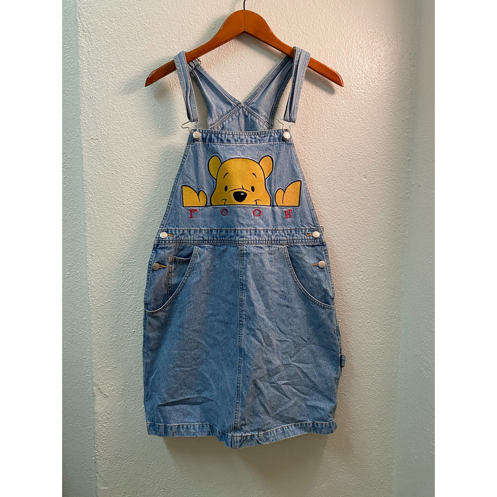 Disney Blue Denim Winnie the Pooh Mini Dress